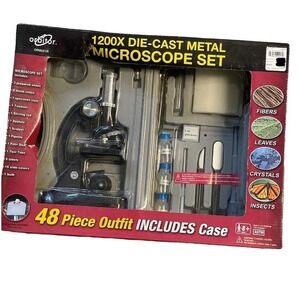 Orbitor 1200x Die Cast Metal Microscope Kit 48 Pieces
